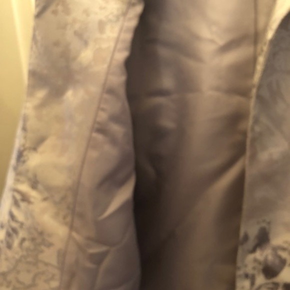 Calvin Klein Floral Metallic Oversized Blazer - Picture 7 of 7